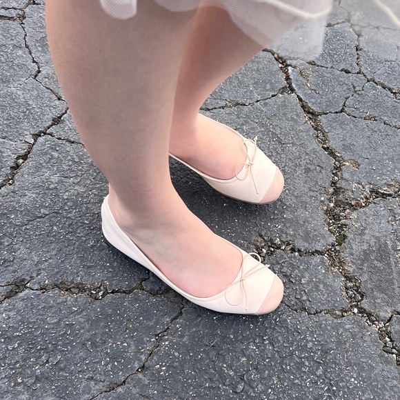 Zara flat shoes with bows for girl. Kids Size 35 - Picture 2 of 12